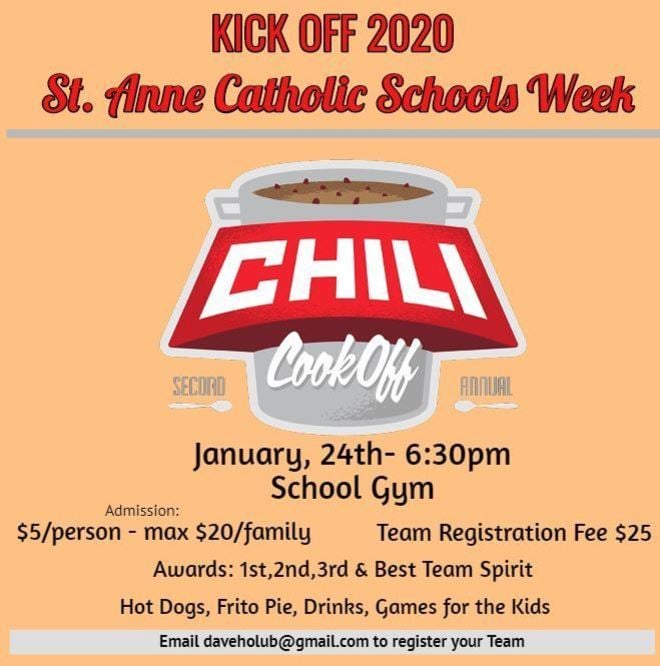 Annual Chili Cook Off St. Anne Catholic Church Tomball, Texas